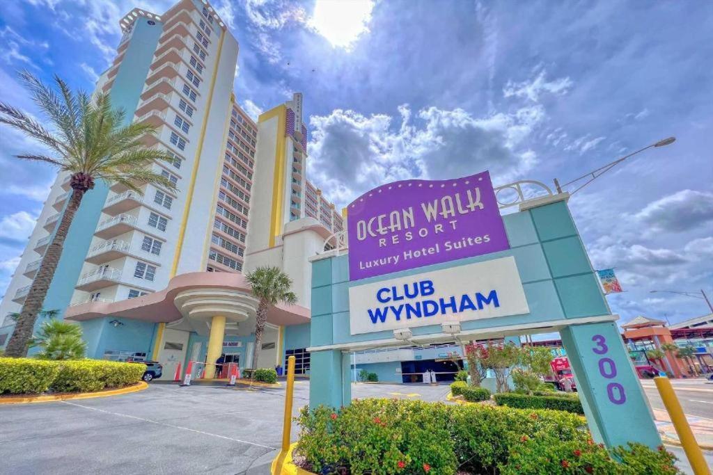 1 Bedroom Direct Oceanfront Condo Wyndham Ocean Walk Resort - Daytona Funland 703 Παραλία Ντειτόνα Εξωτερικό φωτογραφία